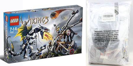 Viking Double Catapult vs the Armoured Ofnir Dragon 7021 LEGO Opened Legos Viking Double Catapult vs the Armoured Ofnir Dragon 7021 LEGO Opened Legos