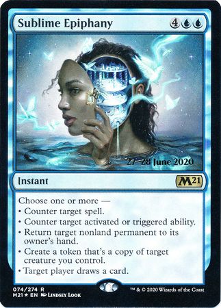 Sublime Epiphany M21 Pre Release Foil Promo Magic The Gathering Promo Cards Sublime Epiphany M21 Pre Release Foil Promo Magic The Gathering Promo Cards