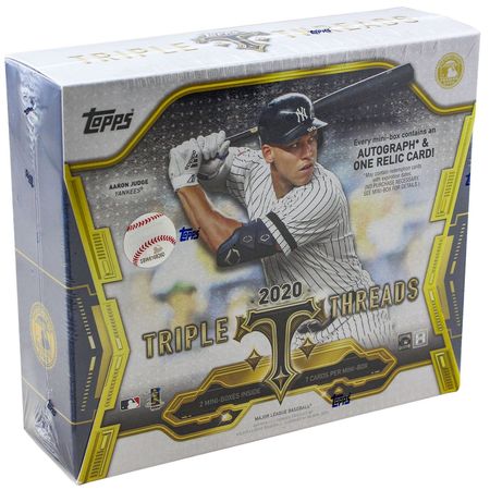2020 Topps Triple Threads Baseball Hobby Box Topps 09251 Baseball Trading Card Sealed Product 2020 Topps Triple Threads Baseball Hobby Box Topps 09251 Baseball Trading Card Sealed Product