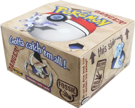 EMPTY Fossil - 3x Booster Pack Complete Artset Artwork Set Pokemon
