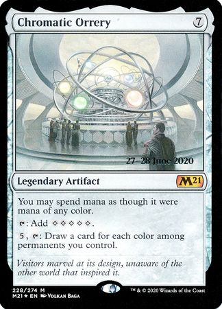 Chromatic Orrery 228 274 Foil M21 Pre Release Promo Magic The Gathering Promo Cards Chromatic Orrery 228 274 Foil M21 Pre Release Promo Magic The Gathering Promo Cards