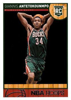 Giannis Antetokounmpo 2013 14 NBA Hoops 275 Rookie Panini 2013 14 NBA Hoops Giannis Antetokounmpo 2013 14 NBA Hoops 275 Rookie Panini 2013 14 NBA Hoops