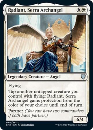Radiant Serra Archangel 040 361 Commander Legends Singles Radiant Serra Archangel 040 361 Commander Legends Singles