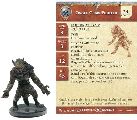 d&d gnoll miniatures