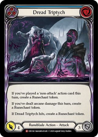 Dread Triptych CRU142 Majestic Rainbow Foil 1st Edition Crucible of War Foil 1st Edition Singles Dread Triptych CRU142 Majestic Rainbow Foil 1st Edition Crucible of War Foil 1st Edition Singles