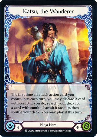 Katsu the Wanderer CRU045 Common 1st Edition Crucible of War 1st Edition Singles Katsu the Wanderer CRU045 Common 1st Edition Crucible of War 1st Edition Singles