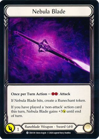 Nebula Blade CRU139 Common 1st Edition Crucible of War 1st Edition Singles Nebula Blade CRU139 Common 1st Edition Crucible of War 1st Edition Singles