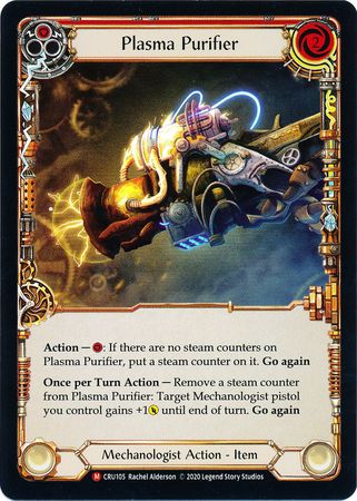 Plasma Purifier CRU105 Majestic Rainbow Foil 1st Edition Plasma Purifier CRU105 Majestic Rainbow Foil 1st Edition