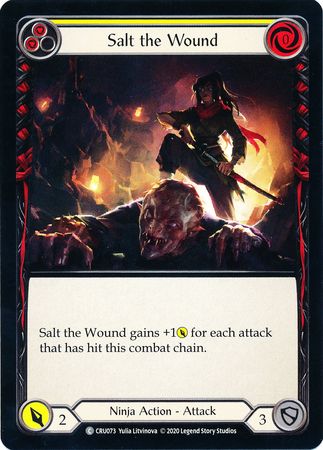 Salt the Wound CRU073 Common 1st Edition Salt the Wound CRU073 Common 1st Edition