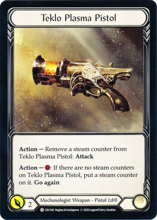 Teklo Plasma Pistol CRU100 Common 1st Edition Crucible of War 1st Edition Singles Teklo Plasma Pistol CRU100 Common 1st Edition Crucible of War 1st Edition Singles