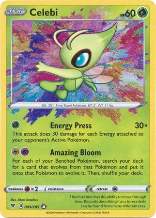 Celebi Sword Shield Vivid Voltage Pokemon Trollandtoad