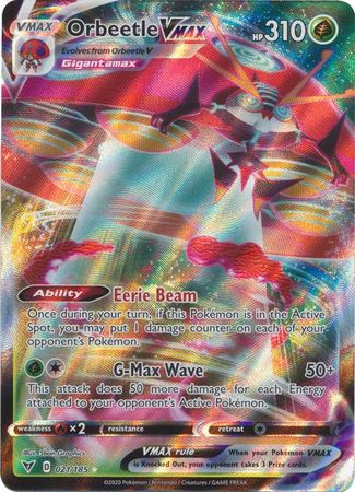 Details about  / Pokemon Card Japanese  Orbeetle VMAX RRR 009//100 s4