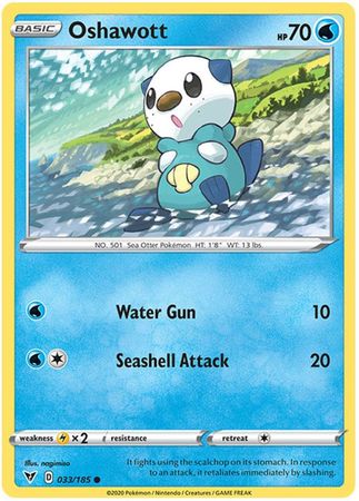 Oshawott 033 185 Common Sword Shield Vivid Voltage Singles Oshawott 033 185 Common Sword Shield Vivid Voltage Singles