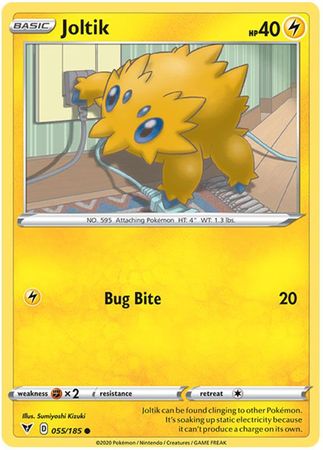 Joltik 055 185 Common Sword Shield Vivid Voltage Singles Joltik 055 185 Common Sword Shield Vivid Voltage Singles