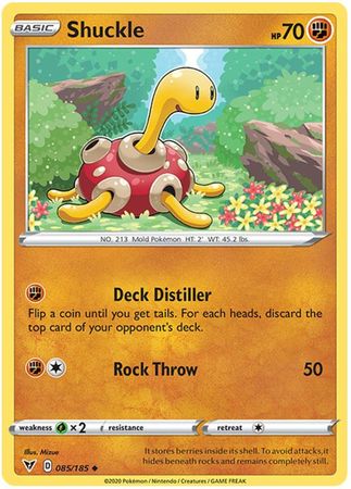 Shuckle 085 185 Uncommon Sword Shield Vivid Voltage Singles Shuckle 085 185 Uncommon Sword Shield Vivid Voltage Singles