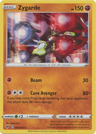 Pokemon Sword & Shield Vivid Voltage Rare Holo Zekrom #60 