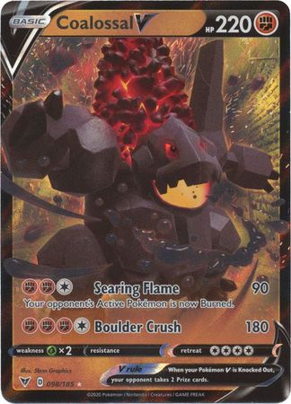 Pokemon Card Sword /& Shield Coalossal S s4a 268//190
