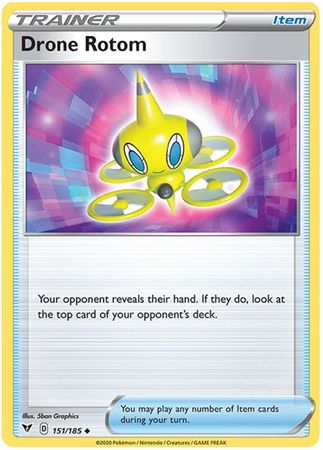 Drone Rotom 151 185 Uncommon Sword Shield Vivid Voltage Singles Drone Rotom 151 185 Uncommon Sword Shield Vivid Voltage Singles