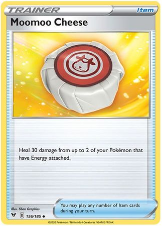 156/185 Moomoo Cheese - Vivid Voltage - Uncommon Pokemon TCG Card