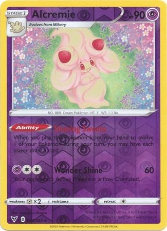 Alcremie 081 185 Rare Reverse Holo Alcremie 081 185 Rare Reverse Holo