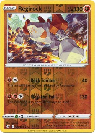 Regirock 089 185 Holo Rare Reverse Holo Regirock 089 185 Holo Rare Reverse Holo