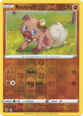 Pokemon ROTOMURF 091/185 Reverse Holo Foil Farbenschock/Vivid Voltage NM DE 