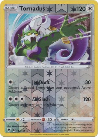 Tornadus 142 185 Holo Rare Reverse Holo Tornadus 142 185 Holo Rare Reverse Holo