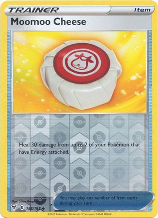 Pokemon Moomoo Cheese 156/185 Reverse Holo Uncommon Trainer Vivid Voltage  NM/MT