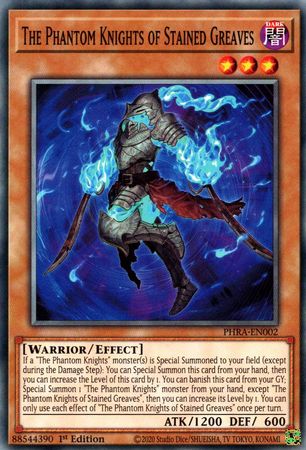 The Phantom Knights of Stained Greaves PHRA EN002 Common 1st Edition The Phantom Knights of Stained Greaves PHRA EN002 Common 1st Edition