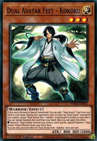 Dual Avatar Feet Kokoku PHRA EN015 Super Rare 1st Edition Phantom Rage 1st Edition Singles PHRA Dual Avatar Feet Kokoku PHRA EN015 Super Rare 1st Edition Phantom Rage 1st Edition Singles PHRA