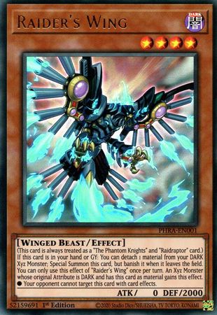 Raider s Wing PHRA EN001 Ultra Rare 1st Edition Raider s Wing PHRA EN001 Ultra Rare 1st Edition