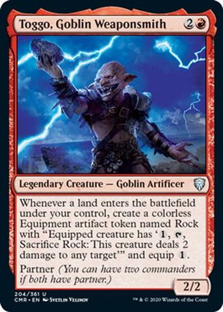 Toggo Goblin Weaponsmith 204 361 Commander Legends Singles Toggo Goblin Weaponsmith 204 361 Commander Legends Singles