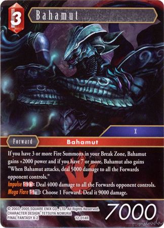 Bahamut 12 014R Rare Opus Xll Collection Crystal Awakening Singles Bahamut 12 014R Rare Opus Xll Collection Crystal Awakening Singles
