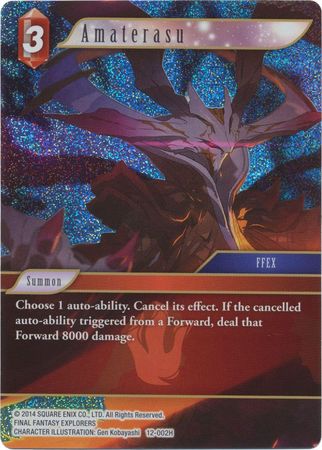 Amaterasu 12 002H Hero Foil Opus XII Collection Crystal Awakening Foil Singles Amaterasu 12 002H Hero Foil Opus XII Collection Crystal Awakening Foil Singles