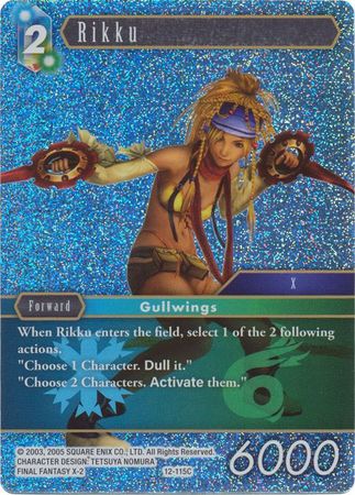 Rikku 12 115C Common Foil Opus XII Collection Crystal Awakening Foil Singles Rikku 12 115C Common Foil Opus XII Collection Crystal Awakening Foil Singles