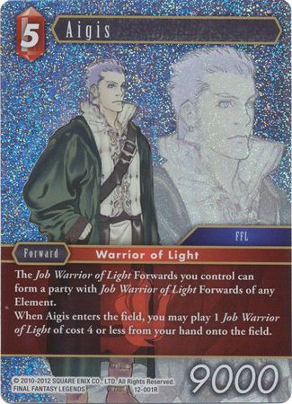 Aigis 12 001R Rare Foil Opus XII Collection Crystal Awakening Foil Singles Aigis 12 001R Rare Foil Opus XII Collection Crystal Awakening Foil Singles