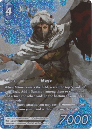 Minwu Full Art Reprint 6 123L Legend Foil Minwu Full Art Reprint 6 123L Legend Foil