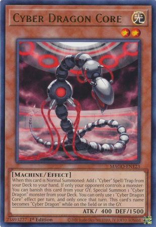 Cyber Dragon Core MAGO EN123 Rare 1st Edition Cyber Dragon Core MAGO EN123 Rare 1st Edition