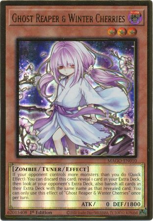 Yu-Gi-Oh Ghost Reaper & Winter Cherries doujin Card Sleeves Protector 