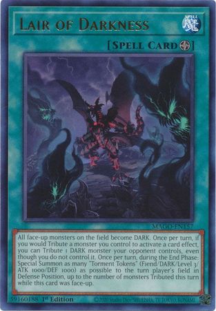 Lair of Darkness MAGO EN157 Rare 1st Edition Maximum Gold 1st Edition Singles Lair of Darkness MAGO EN157 Rare 1st Edition Maximum Gold 1st Edition Singles