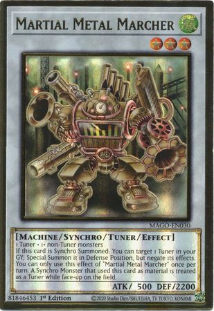 Martial Metal Marcher MAGO EN030 Premium Gold Rare 1st Edition Maximum Gold 1st Edition Singles Martial Metal Marcher MAGO EN030 Premium Gold Rare 1st Edition Maximum Gold 1st Edition Singles