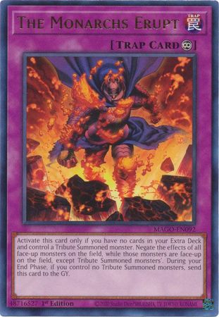 The Monarchs Erupt MAGO EN092 Rare 1st Edition Maximum Gold 1st Edition Singles The Monarchs Erupt MAGO EN092 Rare 1st Edition Maximum Gold 1st Edition Singles