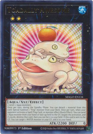 Toadally Awesome MAGO EN134 Rare 1st Edition Toadally Awesome MAGO EN134 Rare 1st Edition