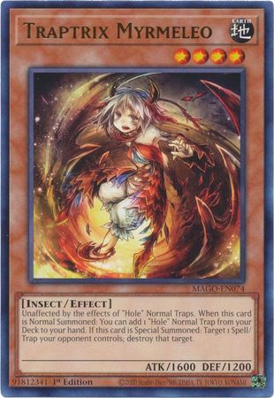 Traptrix Myrmeleo MAGO EN074 Rare 1st Edition Maximum Gold 1st Edition Singles Traptrix Myrmeleo MAGO EN074 Rare 1st Edition Maximum Gold 1st Edition Singles