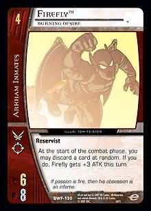Firefly Burning Desire DWF 130 Common Vs System DC World s Finest Firefly Burning Desire DWF 130 Common Vs System DC World s Finest