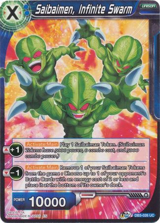 Saibaimen Infinite Swarm DB3 026 Uncommon Draft Box 6 Giant Force Singles Saibaimen Infinite Swarm DB3 026 Uncommon Draft Box 6 Giant Force Singles