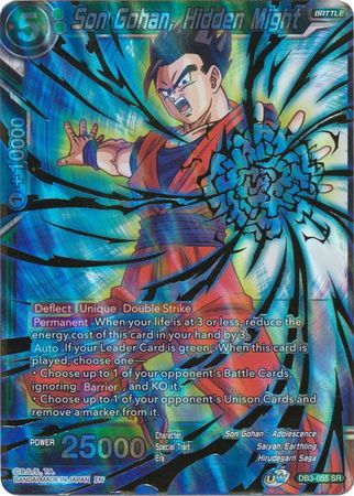 All Of The Dragon Ball Super Card Game Son Gohan Rares
