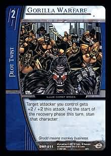 Gorilla Warfare DWF 211 Common Vs System DC World s Finest Gorilla Warfare DWF 211 Common Vs System DC World s Finest