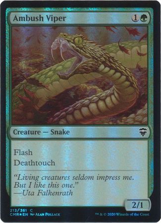 Ambush Viper 213/361 - Commander Legends Foil - Magic | TrollAndToad