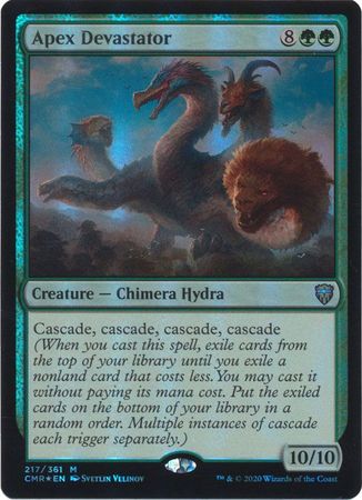 Apex Devastator 217 361 Foil Commander Legends Foil Singles Apex Devastator 217 361 Foil Commander Legends Foil Singles